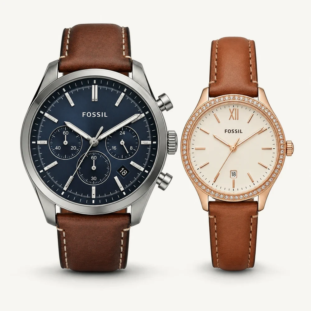 Đồng hồ đôi Fossil Neutra & Carlie
