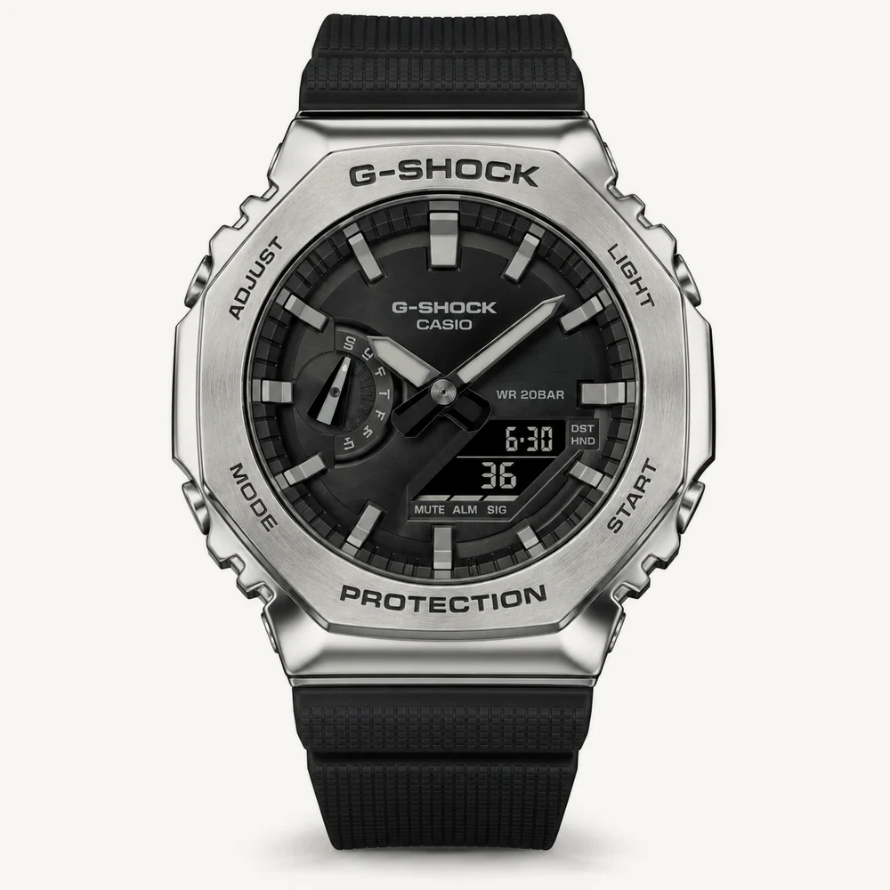 Casio G-Shock GM-2100-1A vỏ kim loại